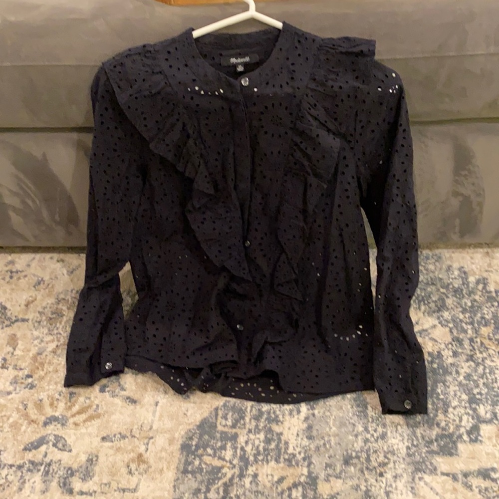 Madewell eyelet blouse